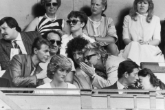 Live Aid Queen + David Bowie- Royal box