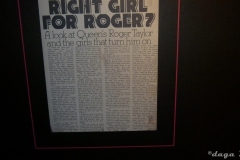 Queen Roger Taylor 2011 London Exhibition --018